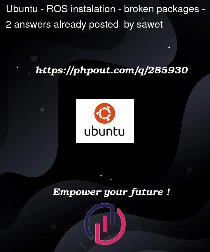 Question 285930 in Ubuntu