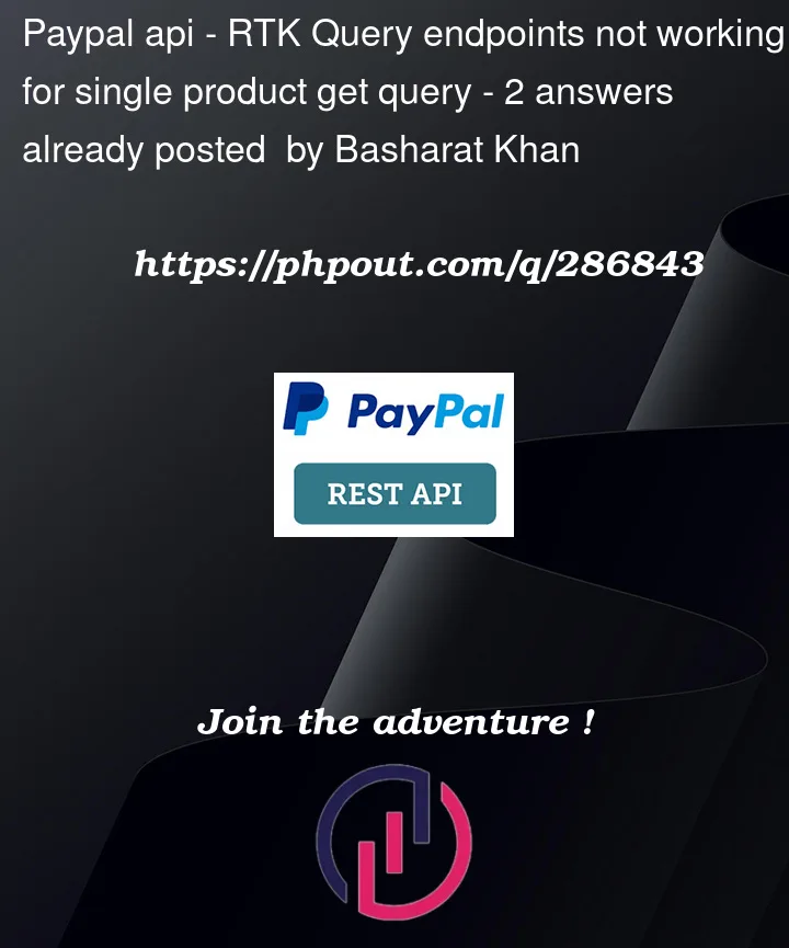 Question 286843 in Paypal API