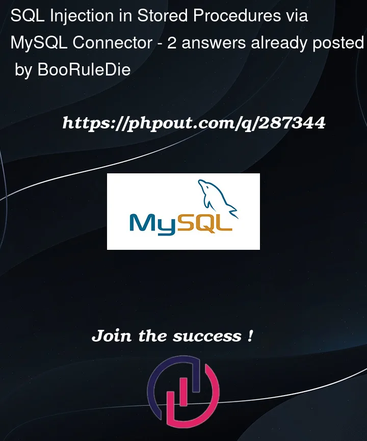 Question 287344 in Mysql