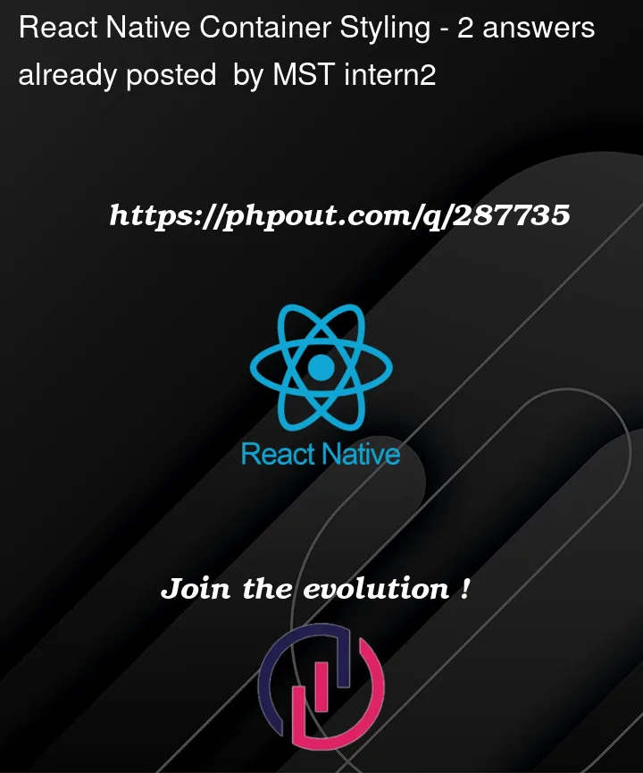 Question 287735 in React native