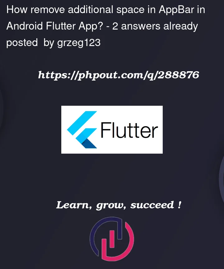 Question 288876 in Flutter