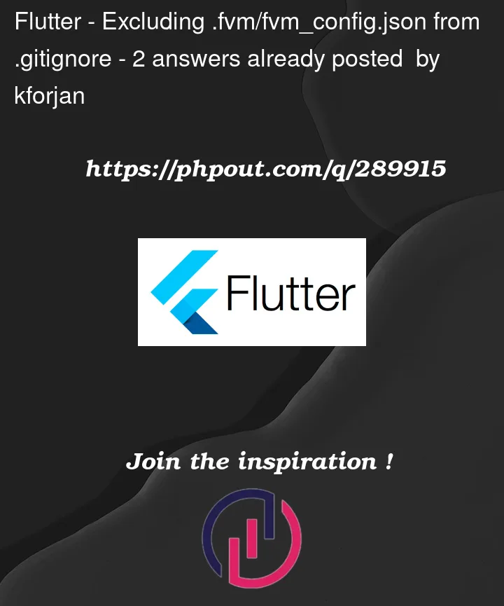 Question 289915 in Flutter