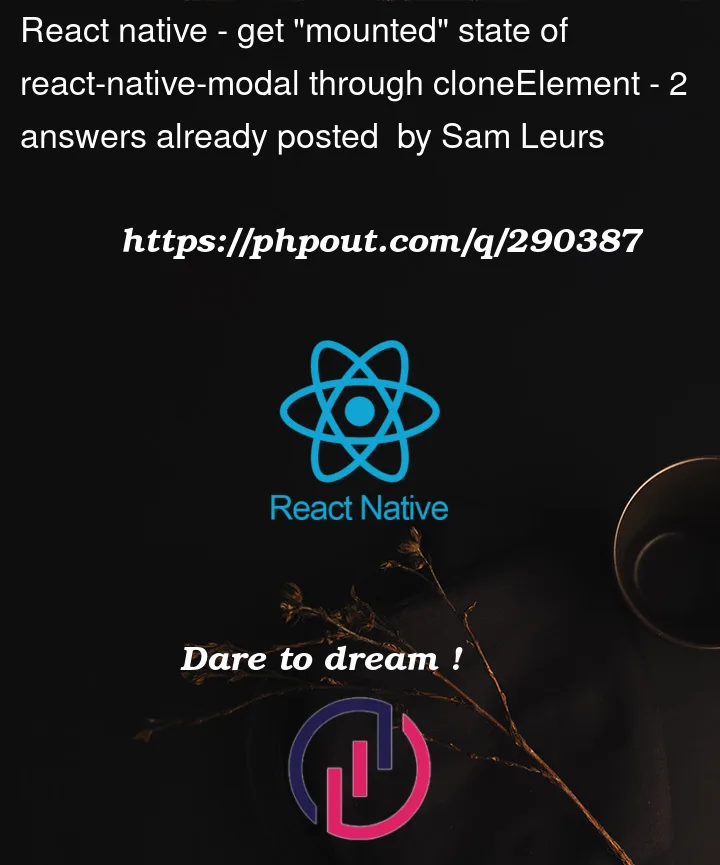 Question 290387 in React native