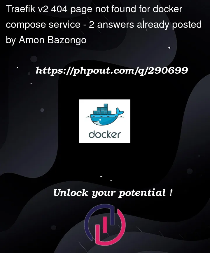 Question 290699 in Docker