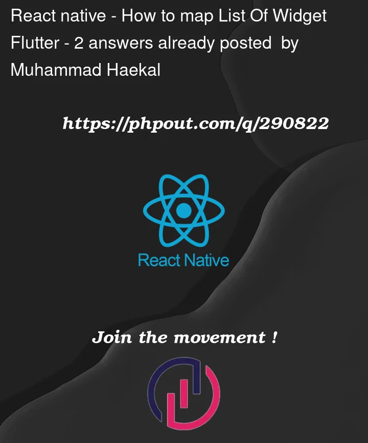 Question 290822 in React native