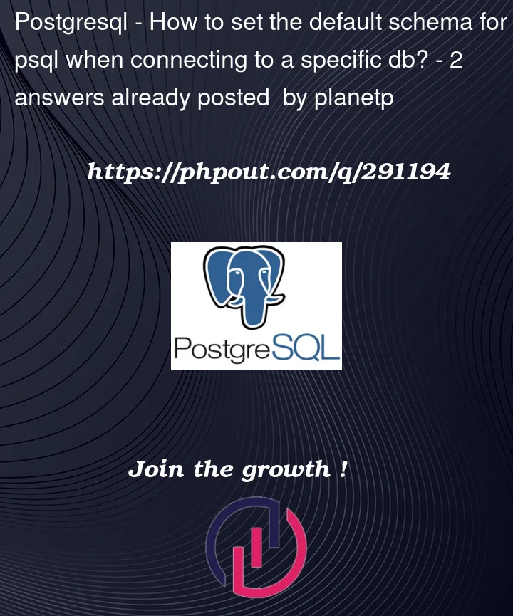 Question 291194 in PostgreSQL