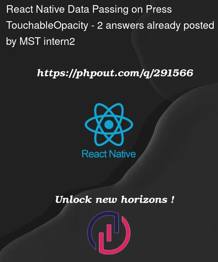 Question 291566 in React native