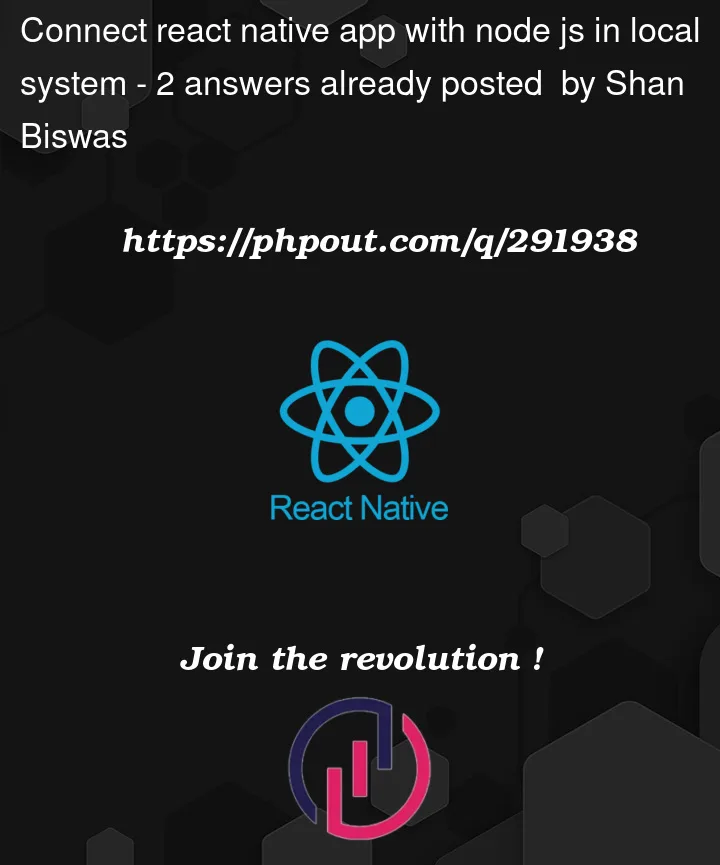 Question 291938 in React native