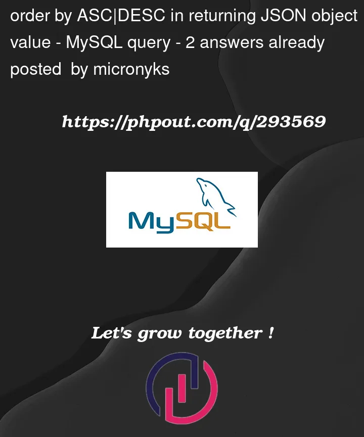 Question 293569 in Mysql