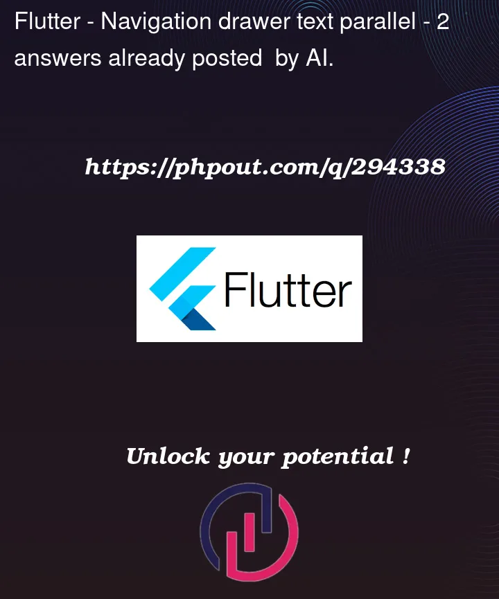 Question 294338 in Flutter