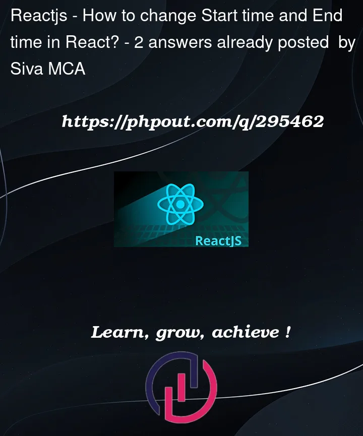 Question 295462 in Reactjs