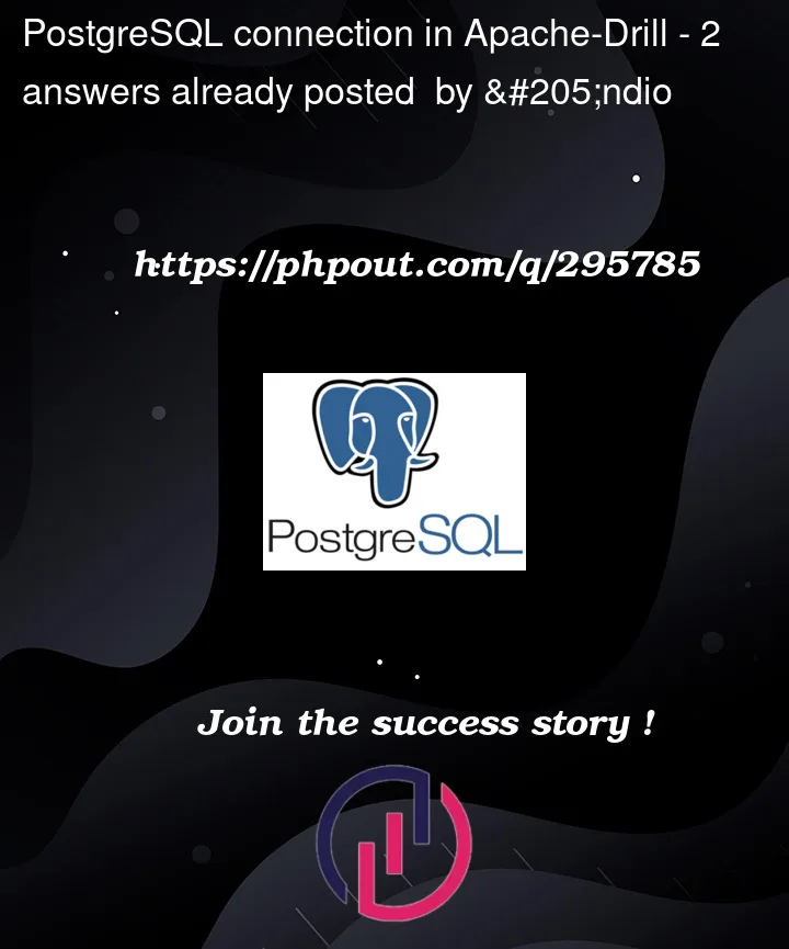 Question 295785 in PostgreSQL