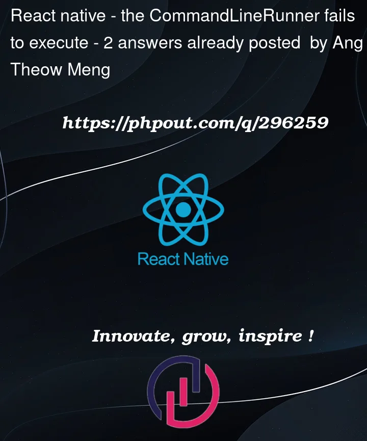 Question 296259 in React native