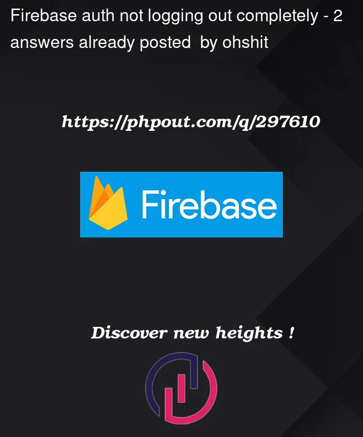 Question 297610 in Firebase