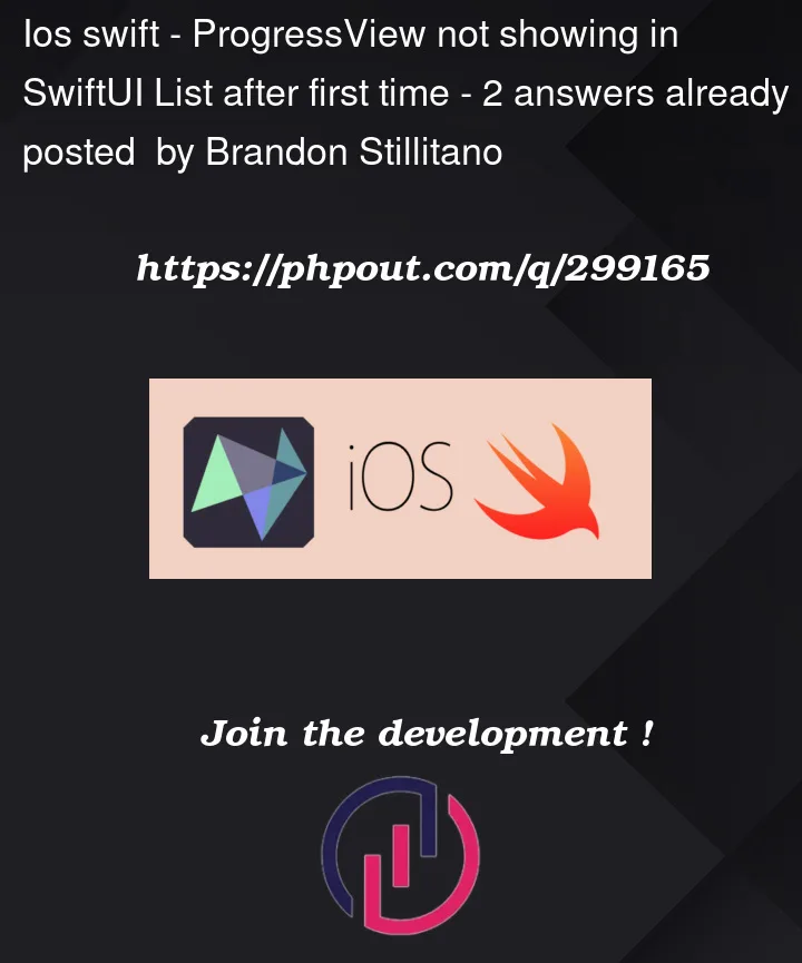 Question 299165 in IOS Swift