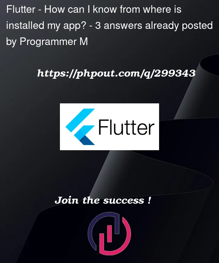 Question 299343 in Flutter