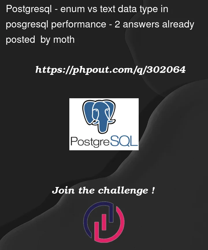 Question 302064 in PostgreSQL