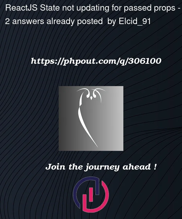 Question 306100 in Reactjs