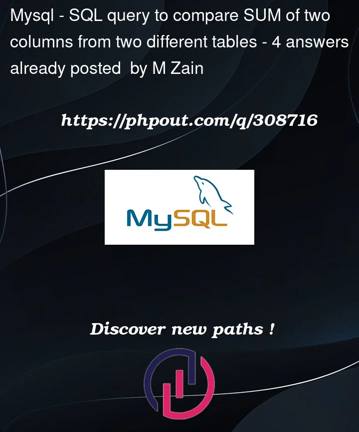 Question 308716 in Mysql