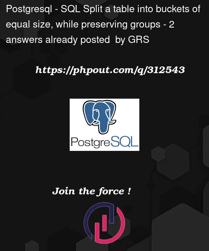 Question 312543 in PostgreSQL