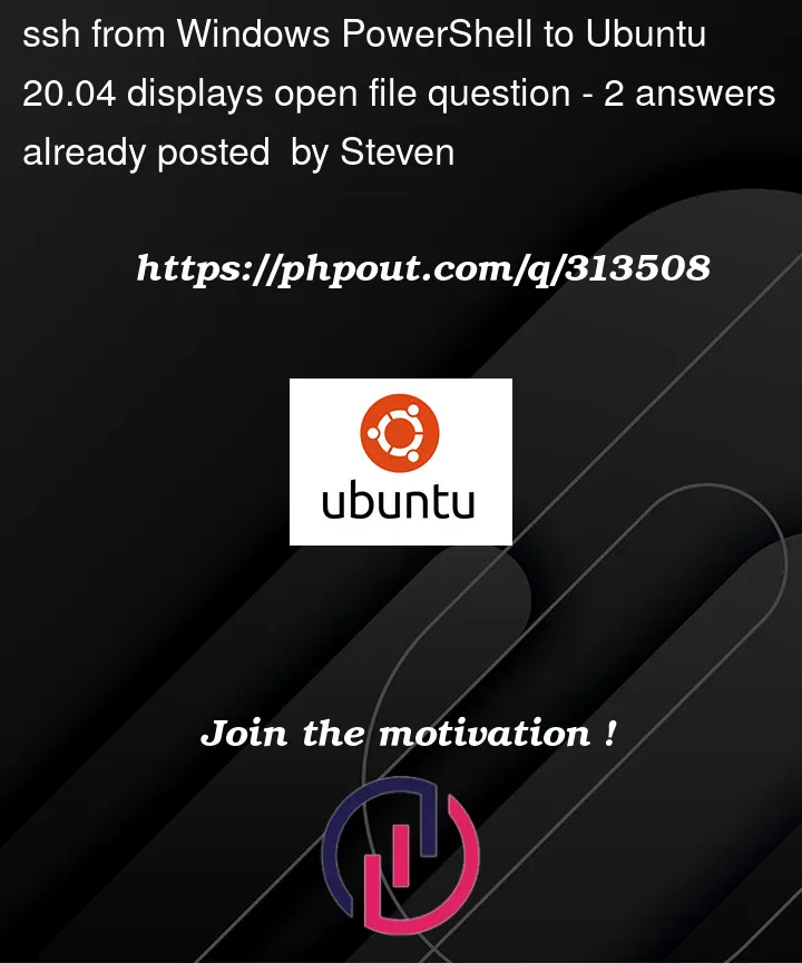 Question 313508 in Ubuntu