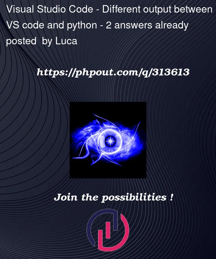Question 313613 in Visual Studio Code
