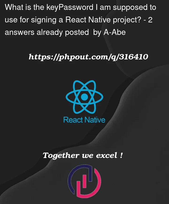 Question 316410 in React native