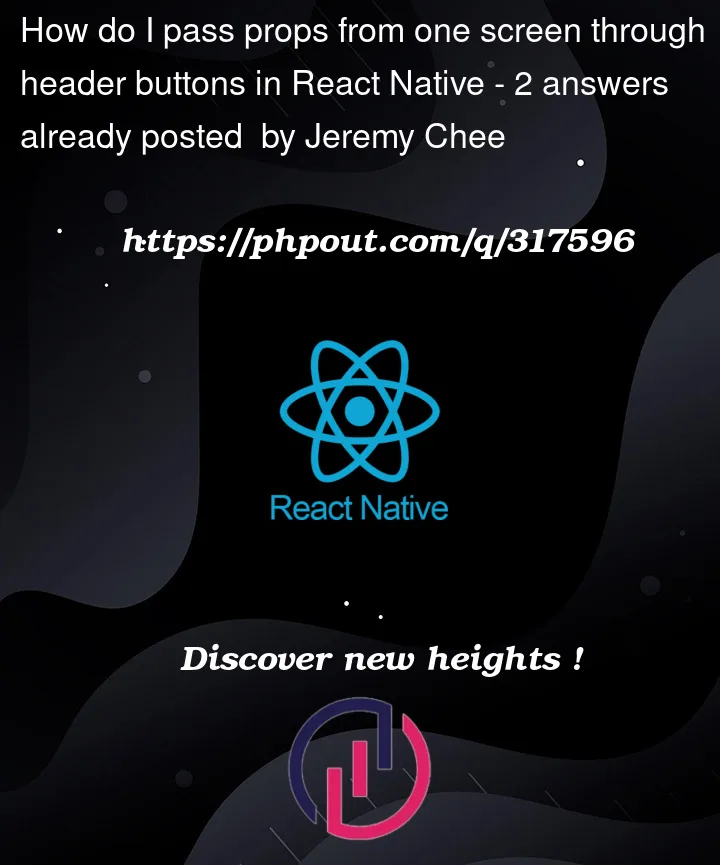 Question 317596 in React native