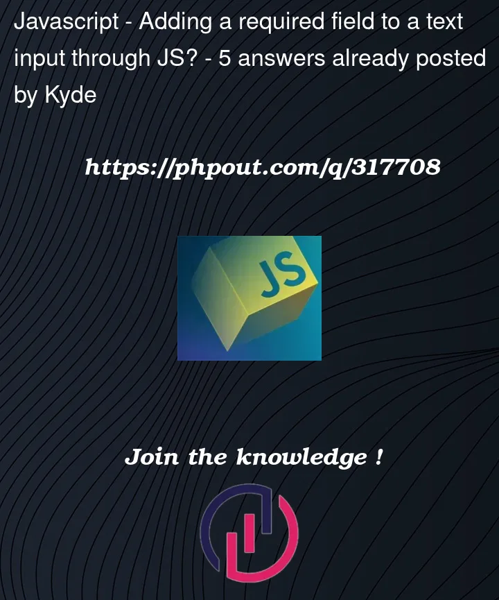 Question 317708 in Javascript