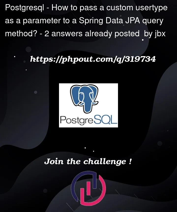 Question 319734 in PostgreSQL