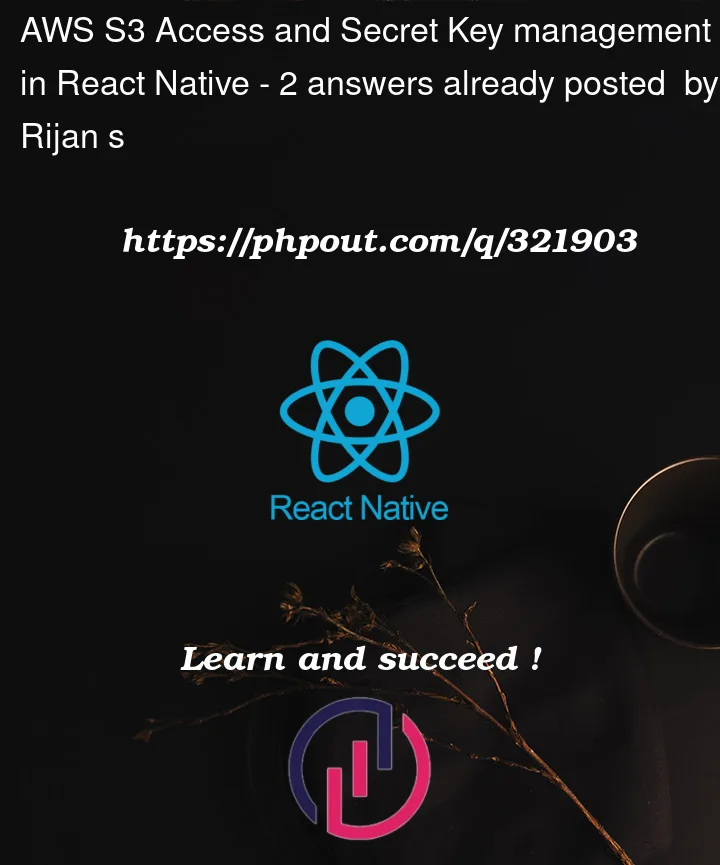 Question 321903 in React native