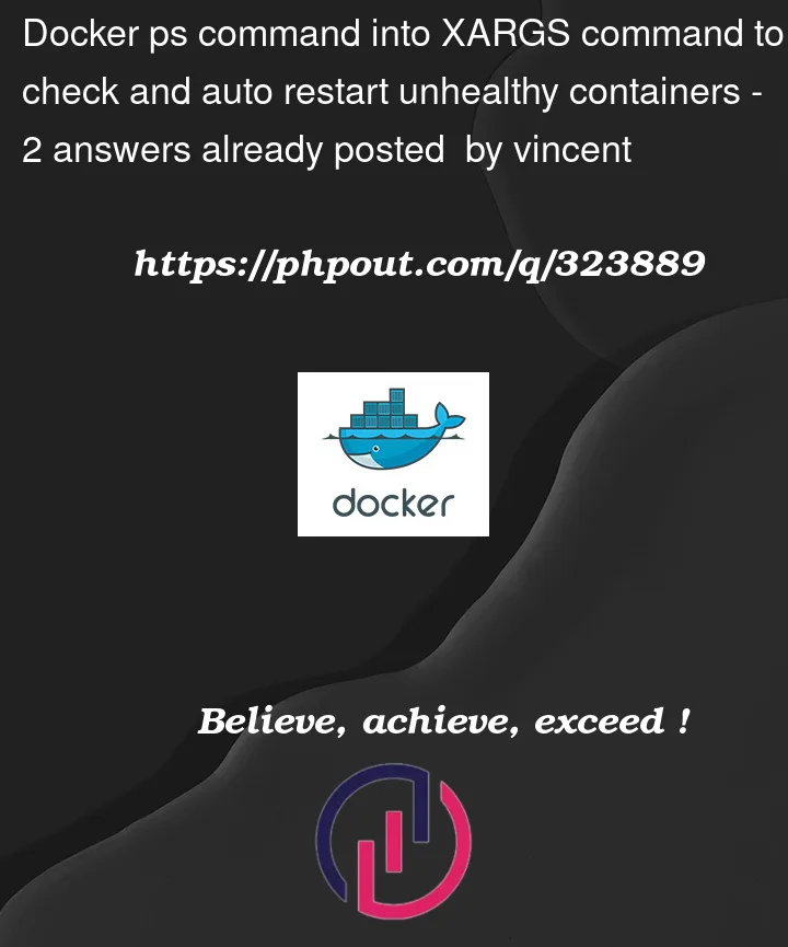 Question 323889 in Docker