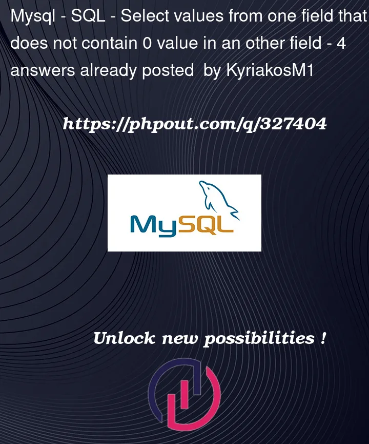 Question 327404 in Mysql