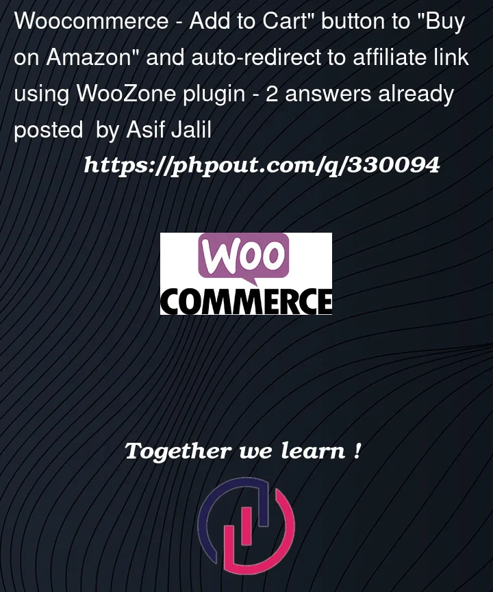 Question 330094 in Woocommerce