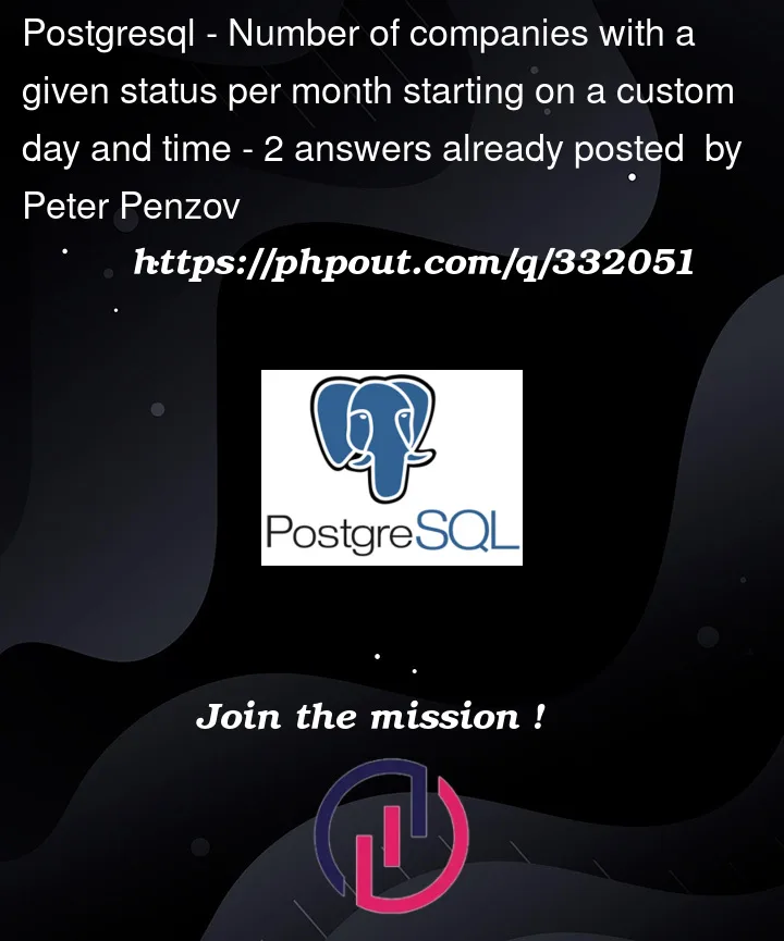 Question 332051 in PostgreSQL