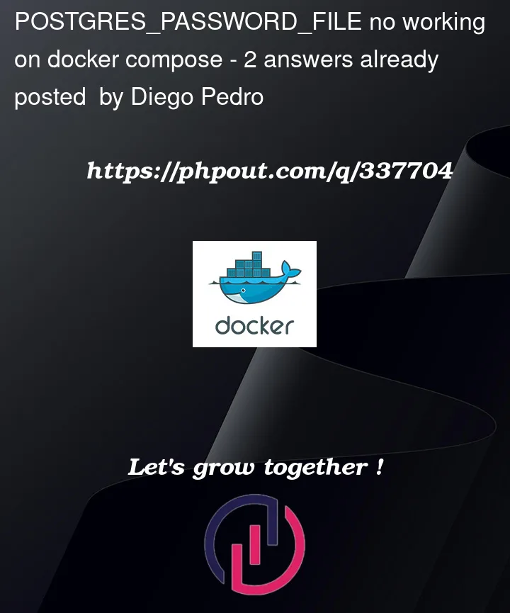 Question 337704 in Docker