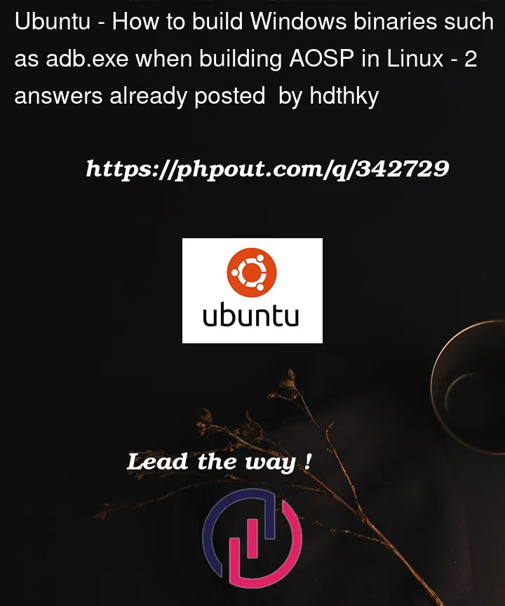 Question 342729 in Ubuntu