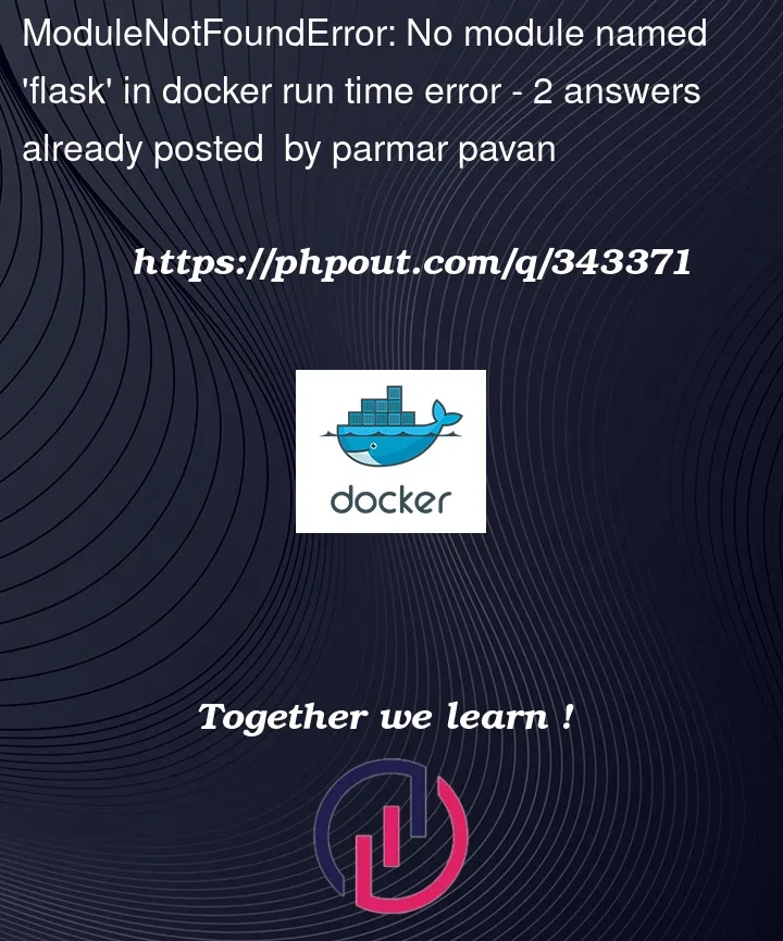 Question 343371 in Docker