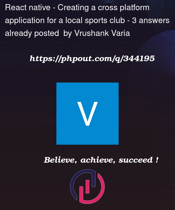 Question 344195 in React native