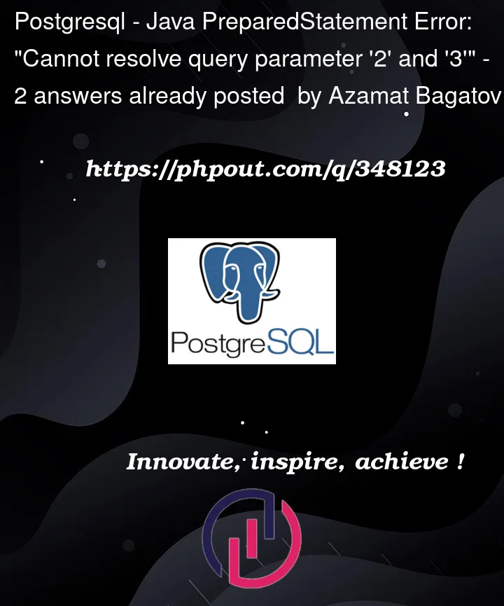 Question 348123 in PostgreSQL