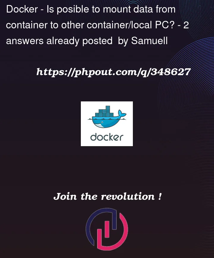 Question 348627 in Docker