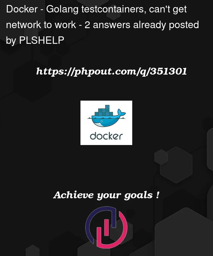 Question 351301 in Docker