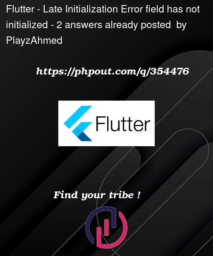 Question 354476 in Flutter