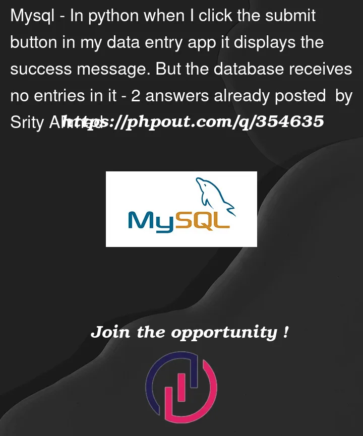 Question 354635 in Mysql