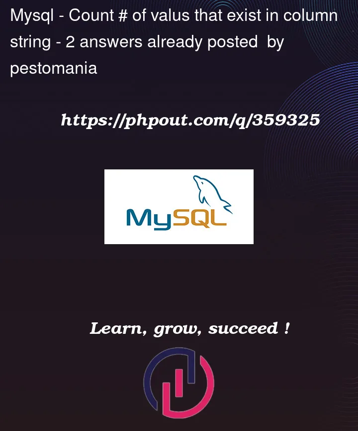 Question 359325 in Mysql