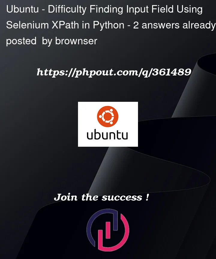 Question 361489 in Ubuntu