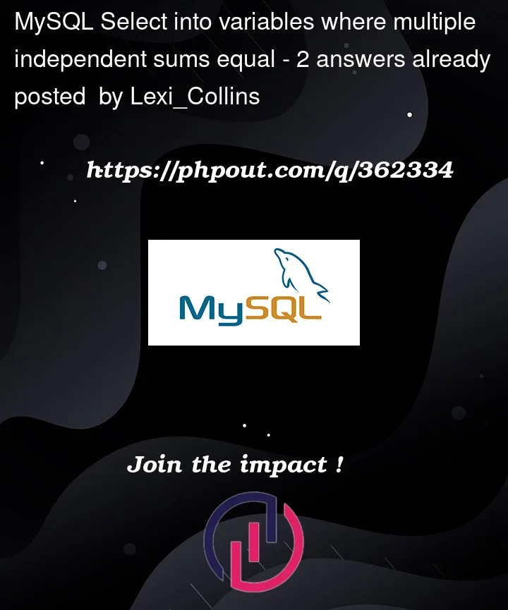 Question 362334 in Mysql