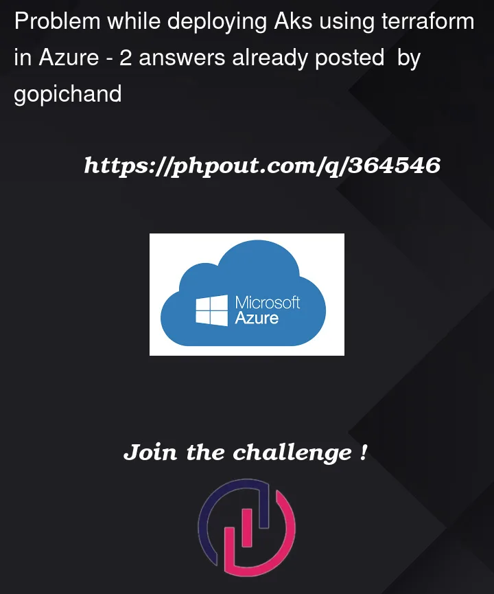 Question 364546 in Azure