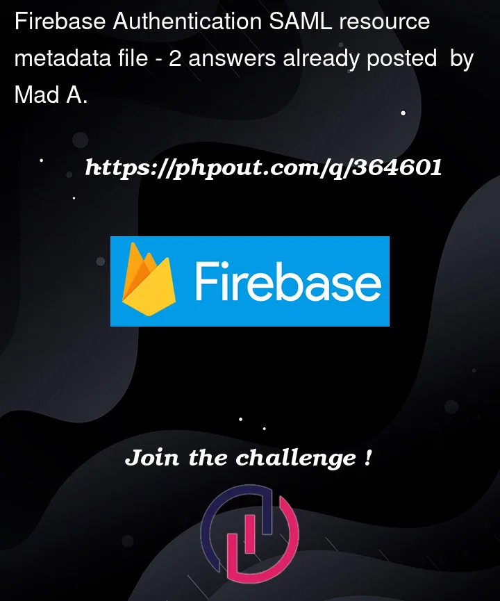 Question 364601 in Firebase