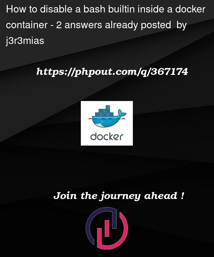 Question 367174 in Docker